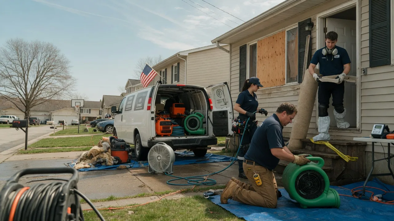 Water Damage Restoration in Numidia, PA near me